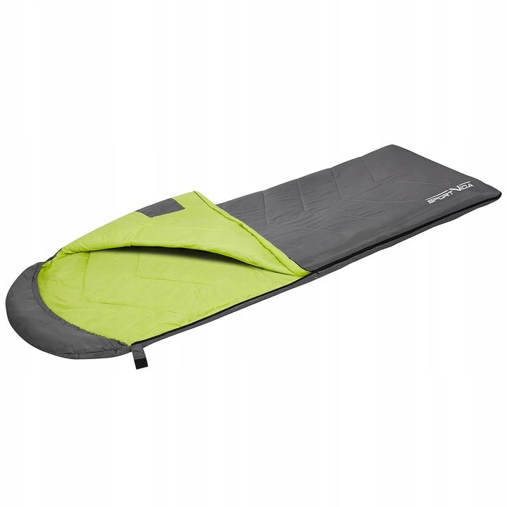 Спальный мешок SportVida SV-CC0015 Grey/Green - фото 4