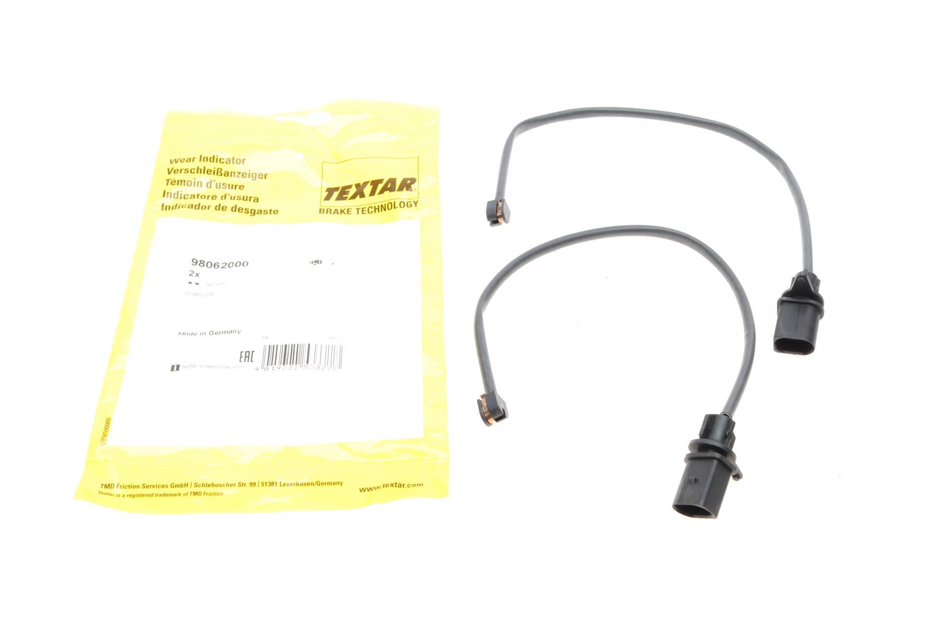 Датчик зносу гальмівних колодок передніх Porsche Macan 14-L 365 мм 2 шт. (98062000) Датчик зносу гальмівних колодок передніх Porsche Macan 14-L 365 мм 2 шт. (98062000)