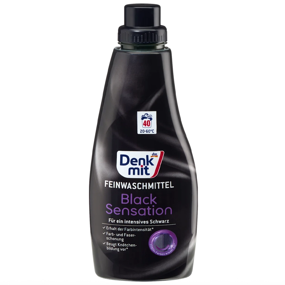 Гель для стирки черного и темного белья DenkMit Black Sensation 1 л 40 стирок (EPI-15102025-724)