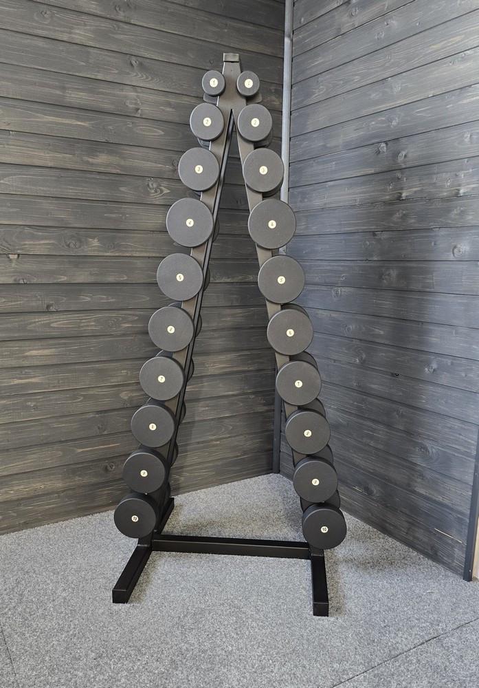 Ряд гантельный RN-Sport 1-10 кг со стойкой Black (2522948933_rn-spo_2) - фото 10 Ряд гантельный RN-Sport 1-10 кг со стойкой Black (2522948933_rn-spo_2) - фото 10