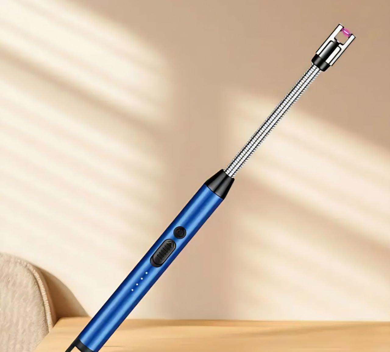 Запальничка електронна екологічна багаторазова для дому/кухні/барбекю/свічок/кемпінгу USB-кабель (1416)