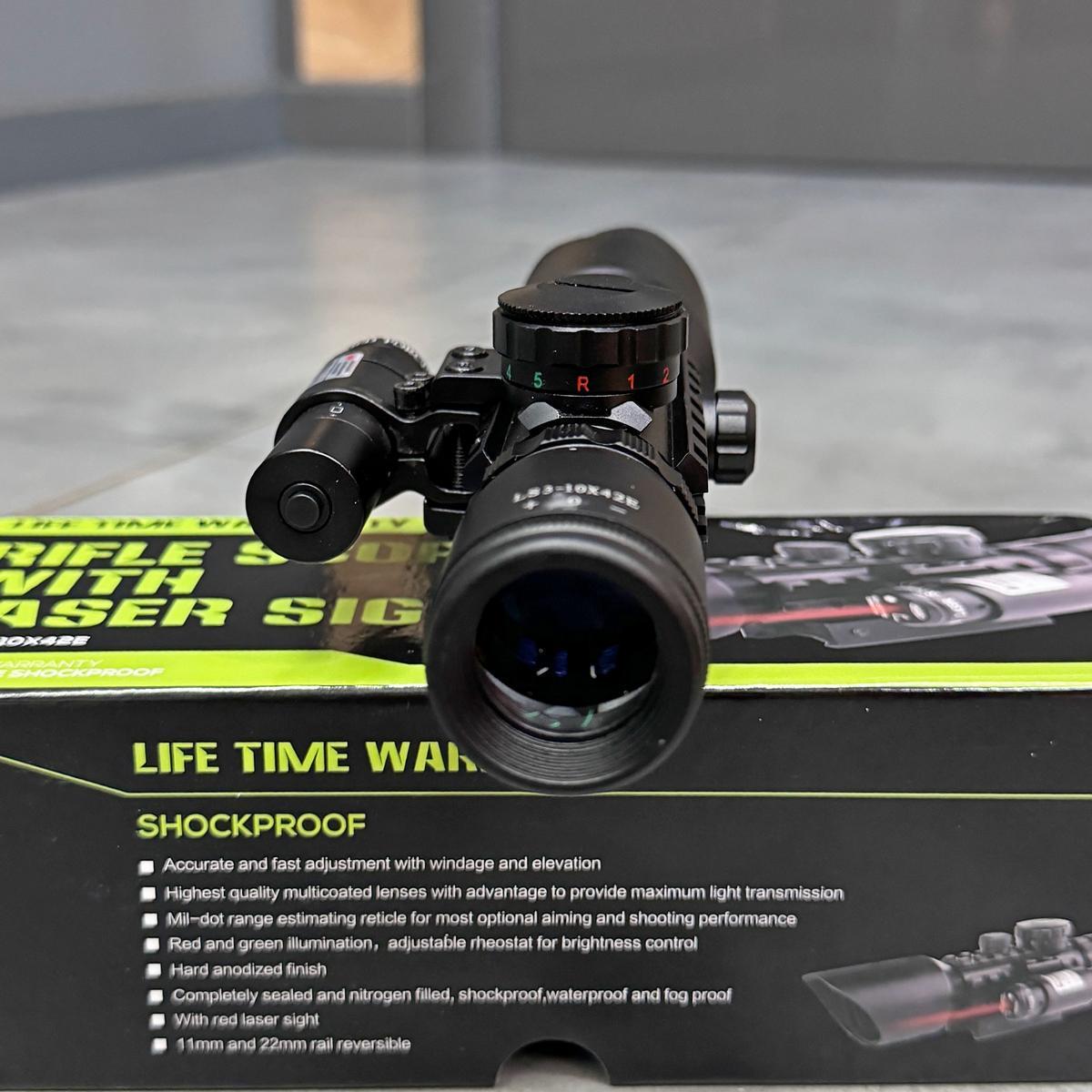 Прицел оптический SPINA OPTICS M9 LS3-10x42E с ЛЦУ 3-10x42 красный лазер (245569) - фото 6 Прицел оптический SPINA OPTICS M9 LS3-10x42E с ЛЦУ 3-10x42 красный лазер (245569) - фото 6