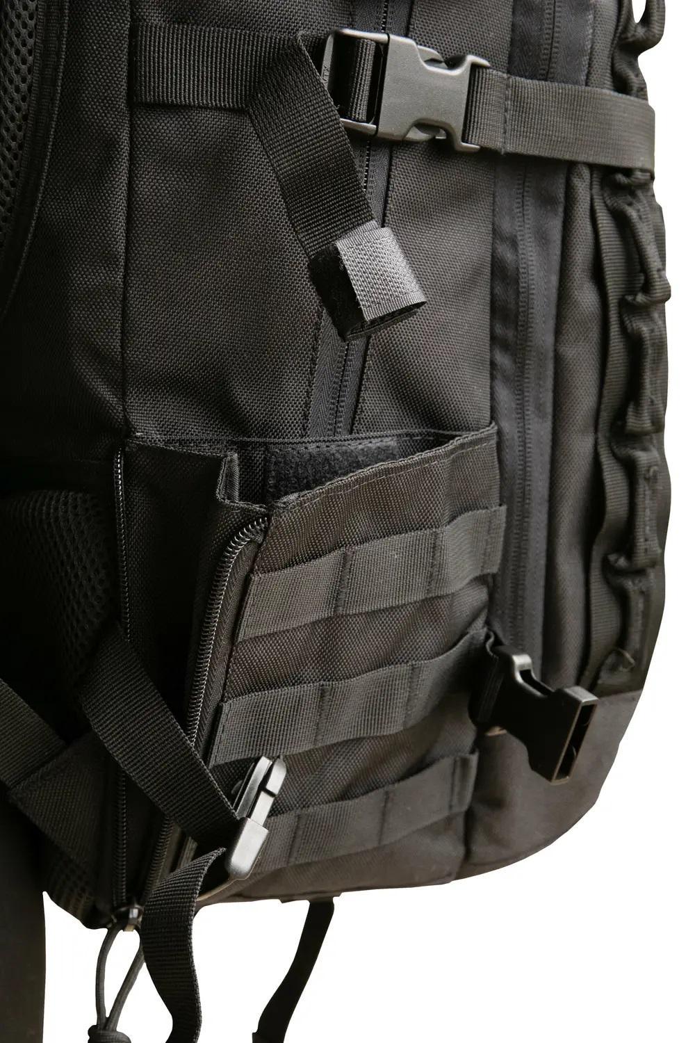 Рюкзак Tramp Tactical 50 л 46х30х22 см Черный (UTRP-043-black) - фото 3