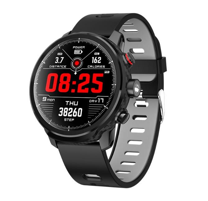 Смарт-браслет SUNROZ L5 1,3" Чорно-сірий (SUN5088)