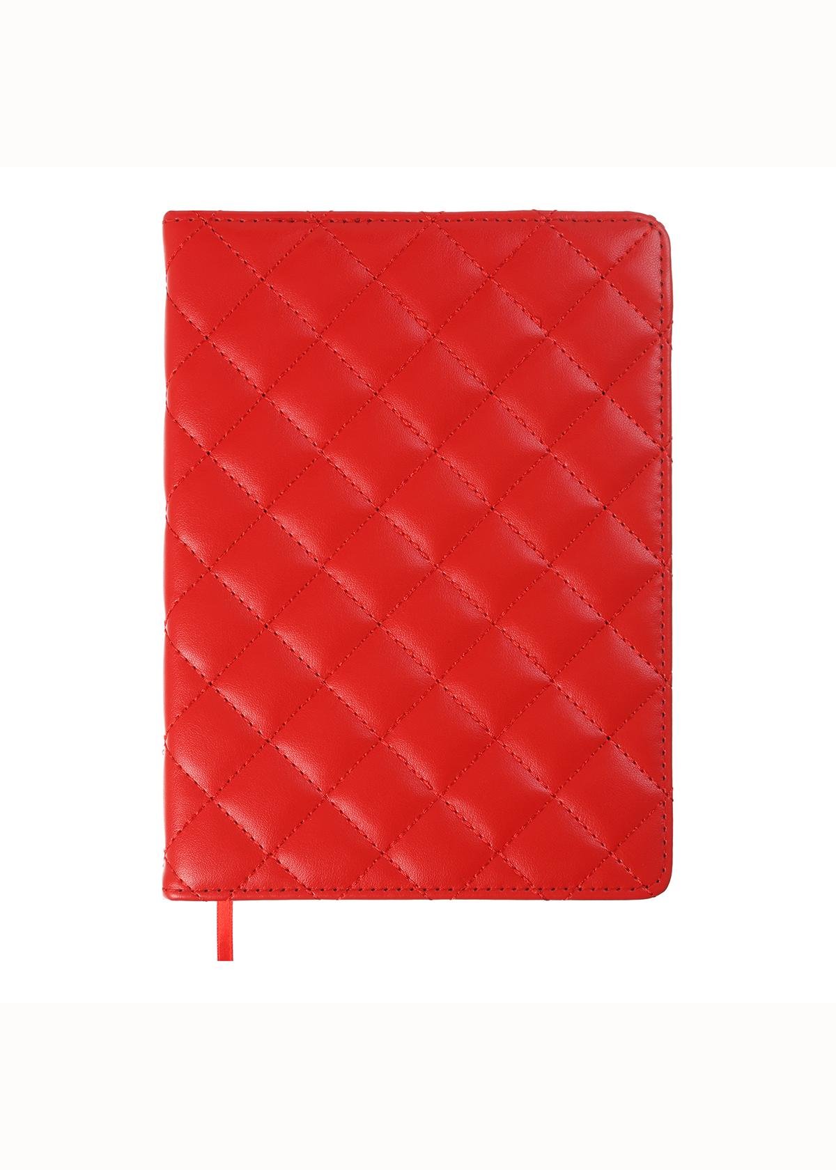 Дневник Buromax 2024 A5 Donna Line датированный Красный (BM.2138-05)