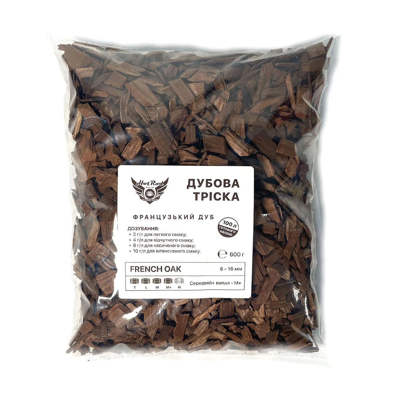 Щепа дубовая Hot Rod French Oak M+ MegaPack на 100 л