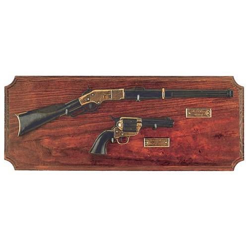 Панно настенет мини-винчестер и револьвер 39 см (027906)