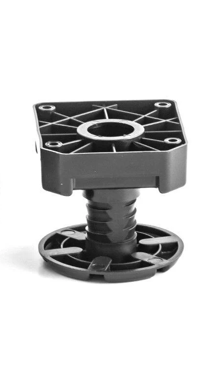 Ніжка меблева Rejs MULTI LEG пластик 65-85 мм Чорний