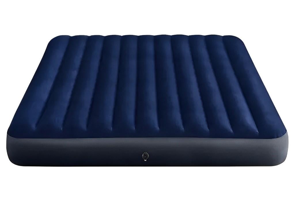 Матрац надувний Intex 64755 універсальний двомісний 183x25 см Синій (3-1-64755)