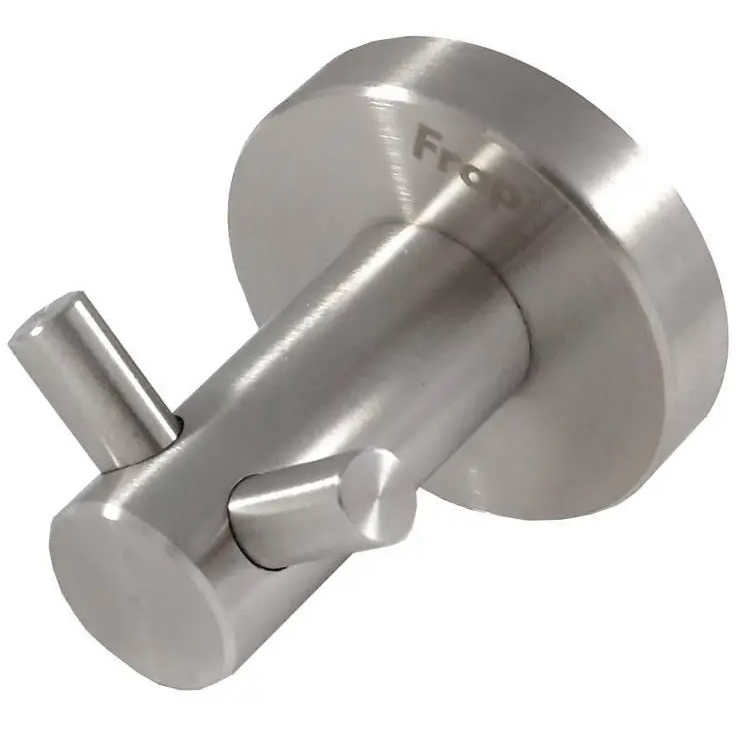 Гачок настінний Frap F30105-2 подвійний Сатин (126677)