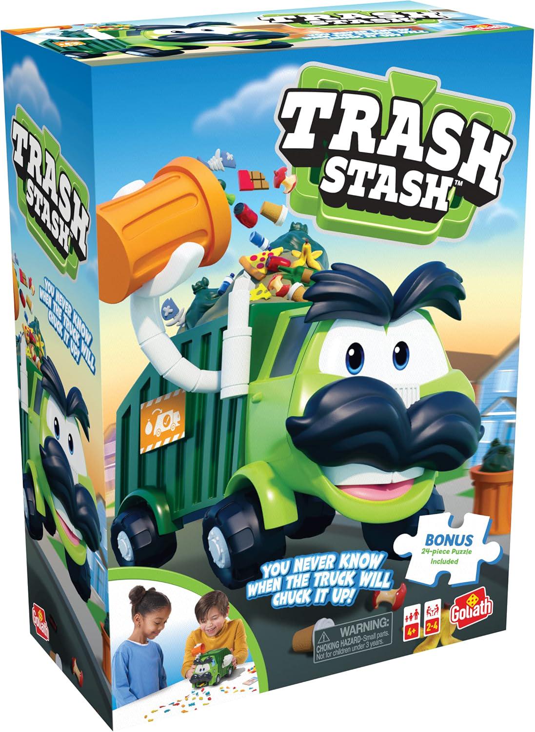 Настольная игра Goliath Trash Stash Мусоровоз с головоломкой на 24 элемента (20919955)