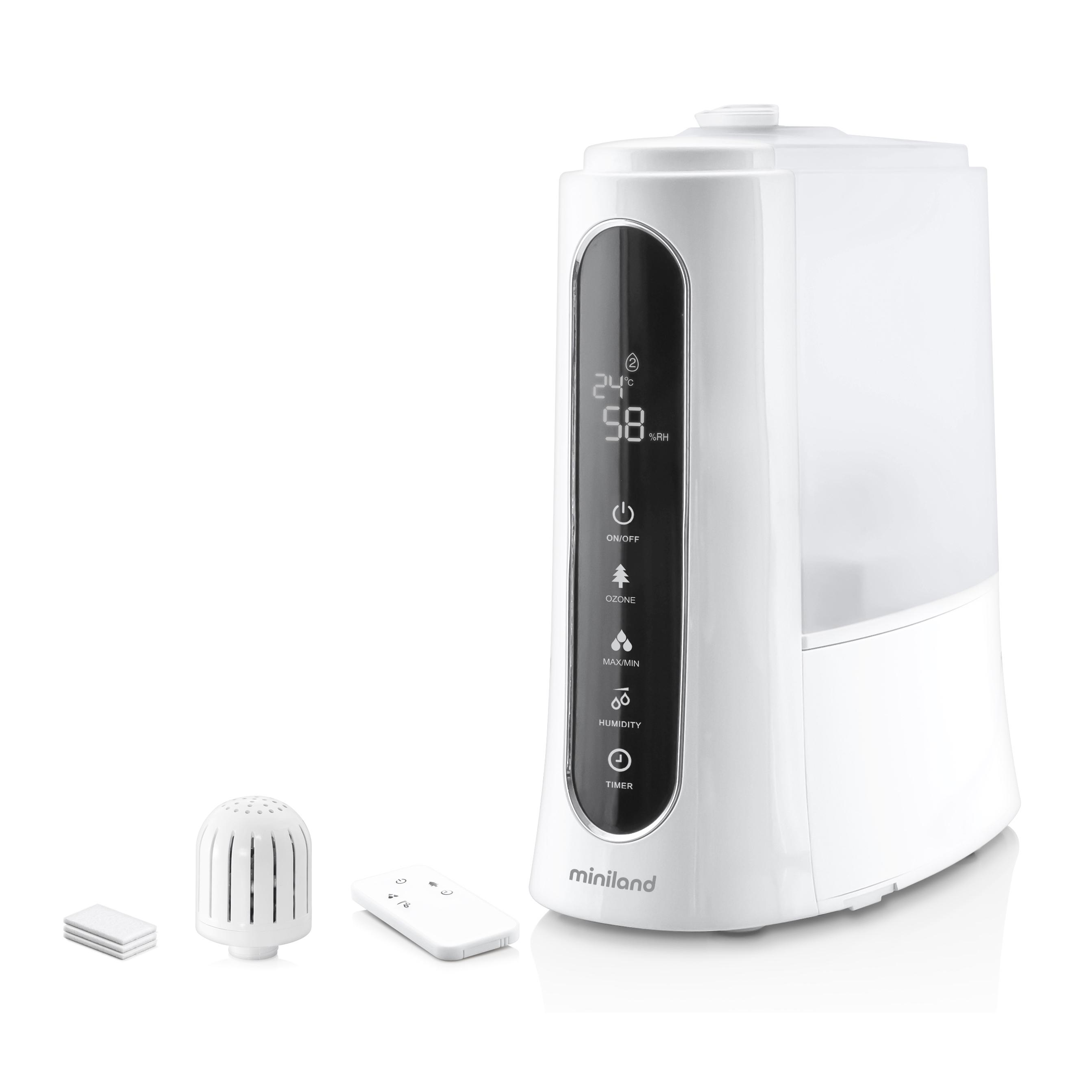 Увлажнитель воздуха с озонатором Miniland Humitouch Pure (89208) - фото 2 Увлажнитель воздуха с озонатором Miniland Humitouch Pure (89208) - фото 2