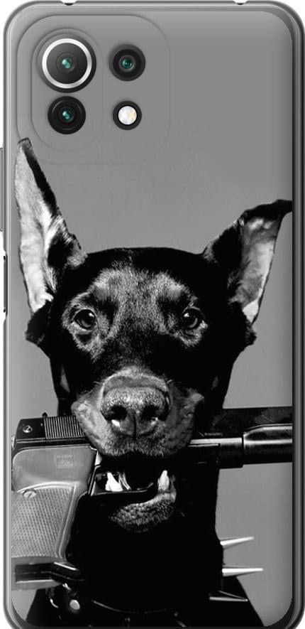 Чехол на Xiaomi Mi 11 Lite Доберман (2745u-2281-42517)