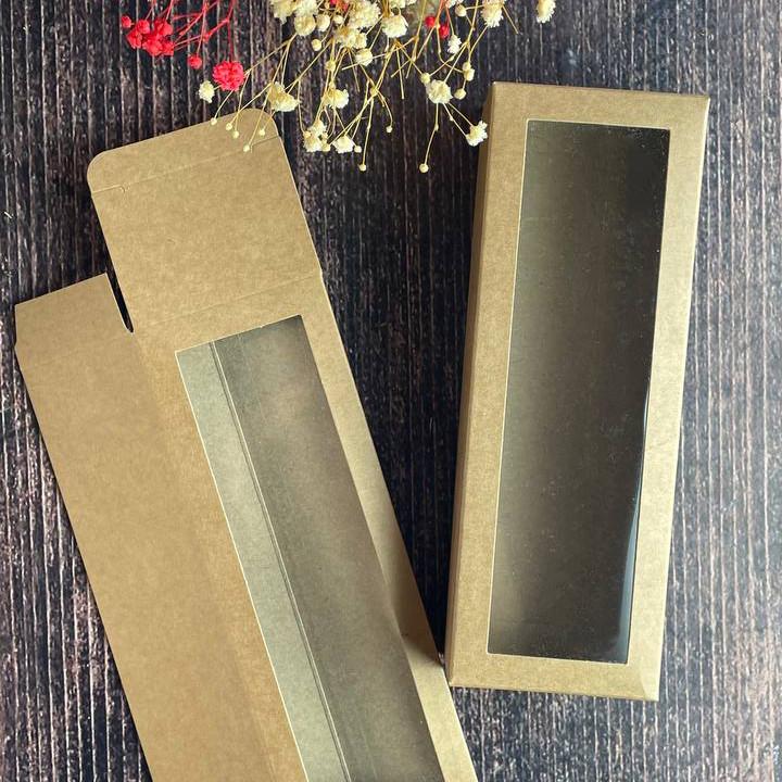 Коробка самозбірна з віконцем 205х72х52 мм (1349) - фото 2