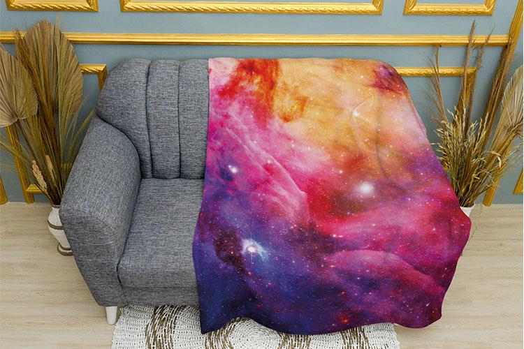 Плед PromoZP Созвездие Stars плюш однослойный 135х150 см (111374)