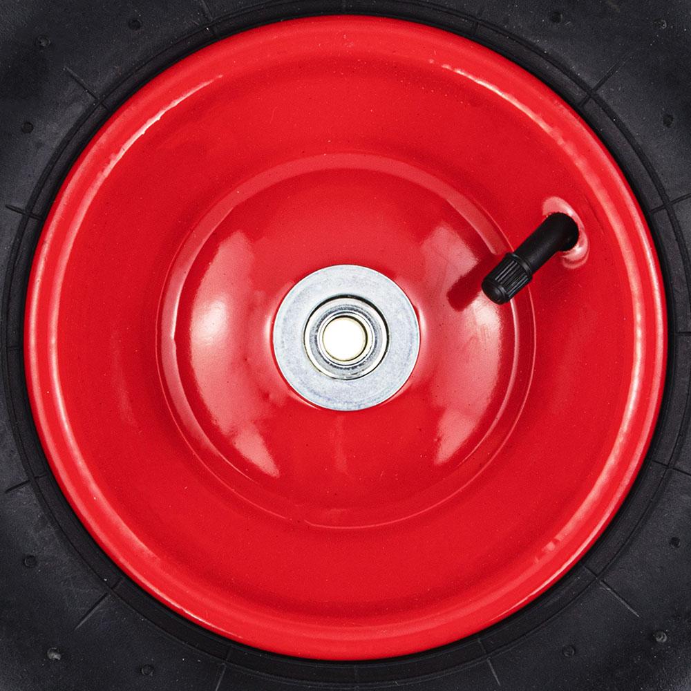 Колесо для тачки Vorfal с осью 400-6 усиленное 4-фланцевое 34 см (V09420) - фото 5