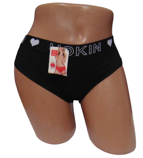 Трусы Uokin 6933 с широкой резинкой L Черный