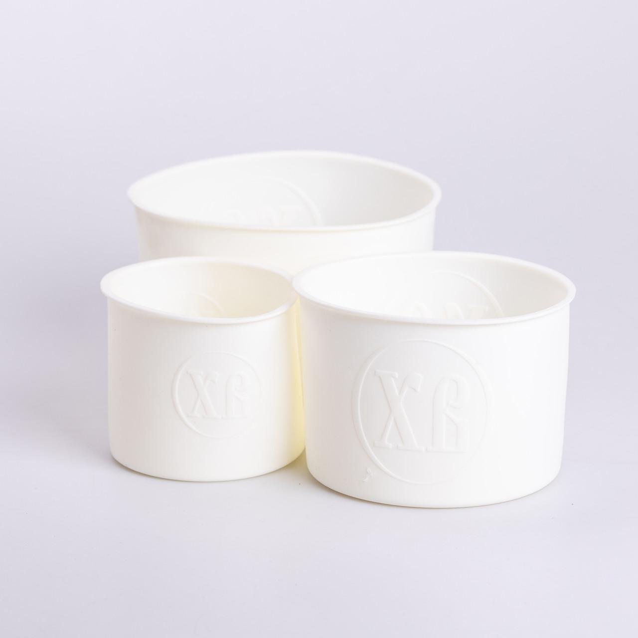 Набор форм для выпечки пасхи силиконовые 1,7/1/0,6 л 3 шт. Белый (6842) Набор форм для выпечки пасхи силиконовые 1,7/1/0,6 л 3 шт. Белый (6842)