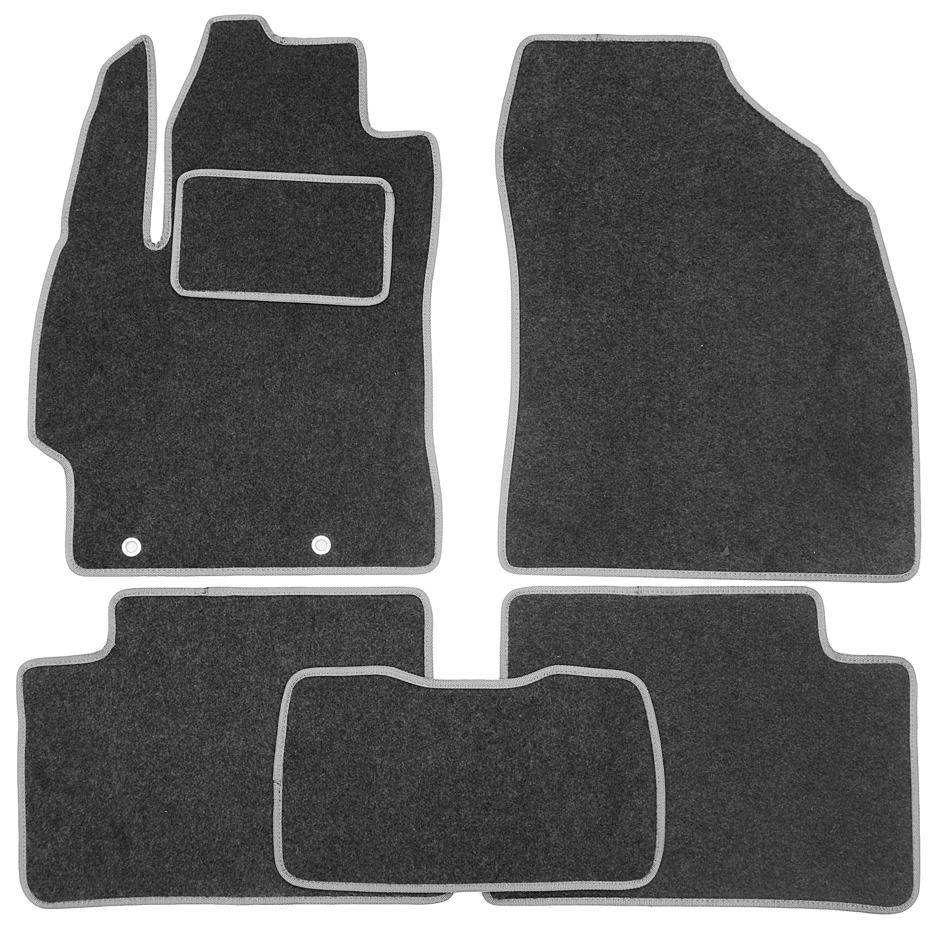 Коврики в салон для Toyota Corolla '07-12 текстильные Серый (21191)