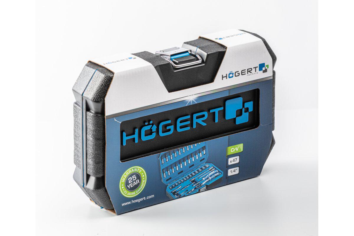 Інструменти HOEGERT набір 46 шт. 1/4" (HT1R416) - фото 3