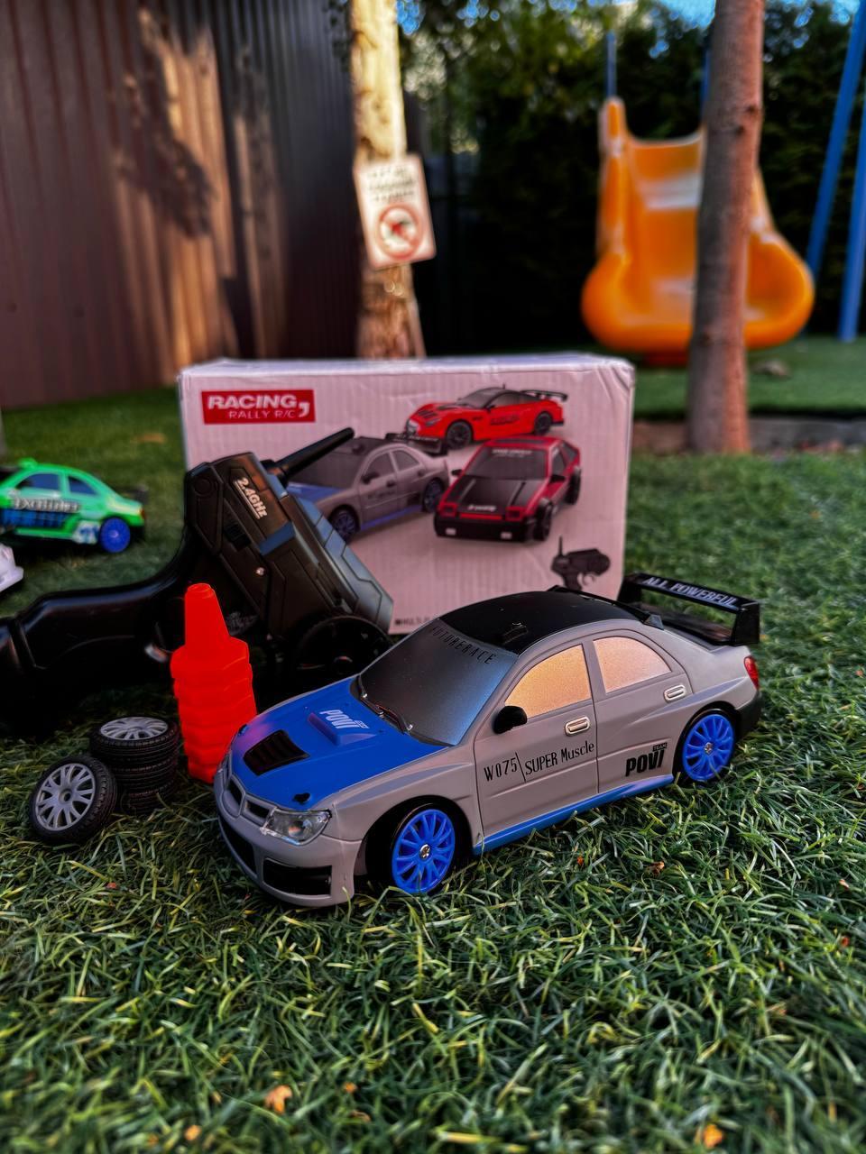 Машинка для дрифту на радіокеруванні повнопривідна Subaru Сіро-блакитний (hh1-qdj-k0z) - фото 5