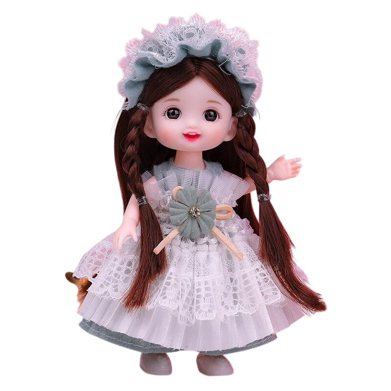 Лялька BJD Амалія з довгим волоссям 16 см