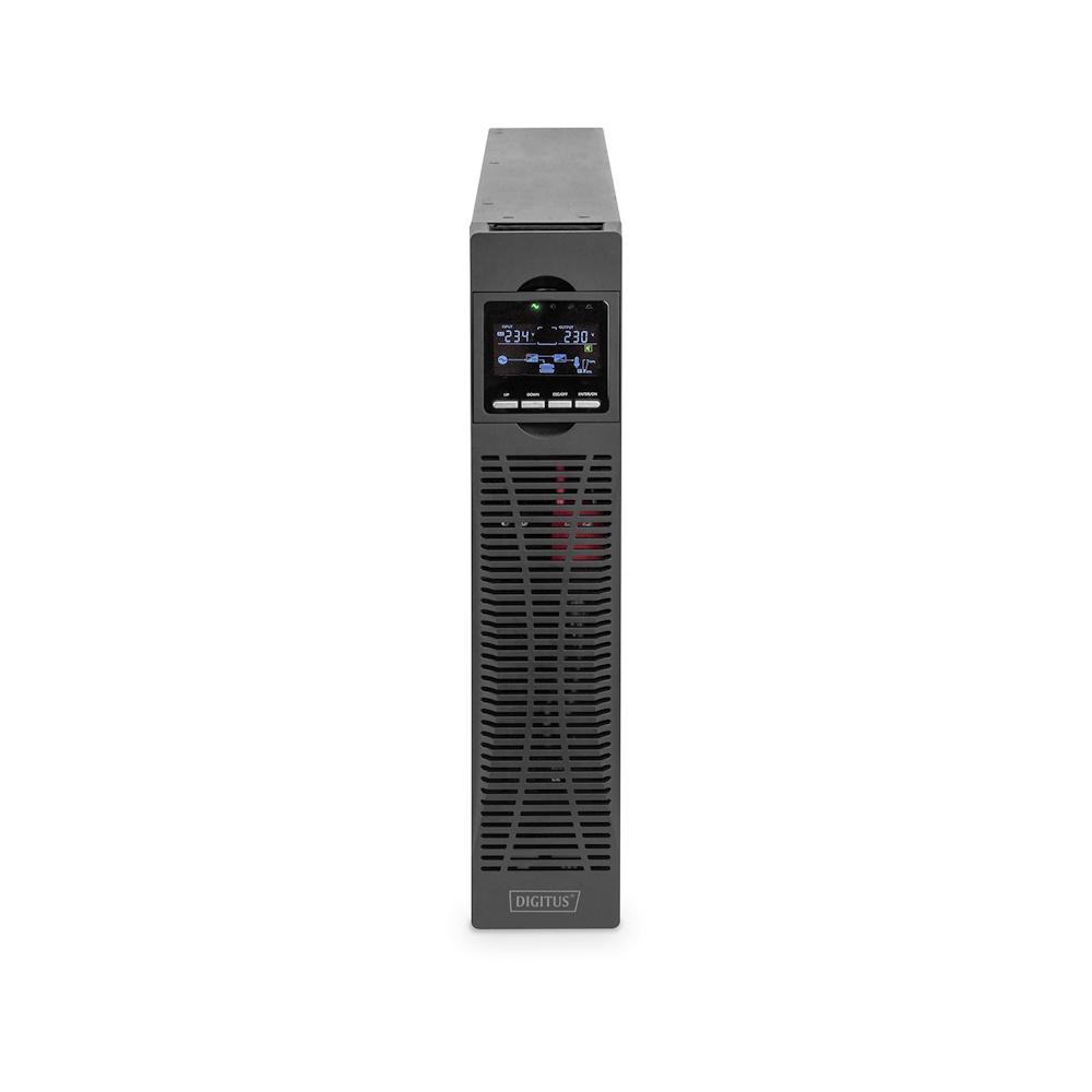 Источник бесперебойного питания Digitus OnLine 1000VA/1000W LCD 8xC13 RJ45 RS232 USB Rack/Tower (DN-170093) - фото 5 Источник бесперебойного питания Digitus OnLine 1000VA/1000W LCD 8xC13 RJ45 RS232 USB Rack/Tower (DN-170093) - фото 5