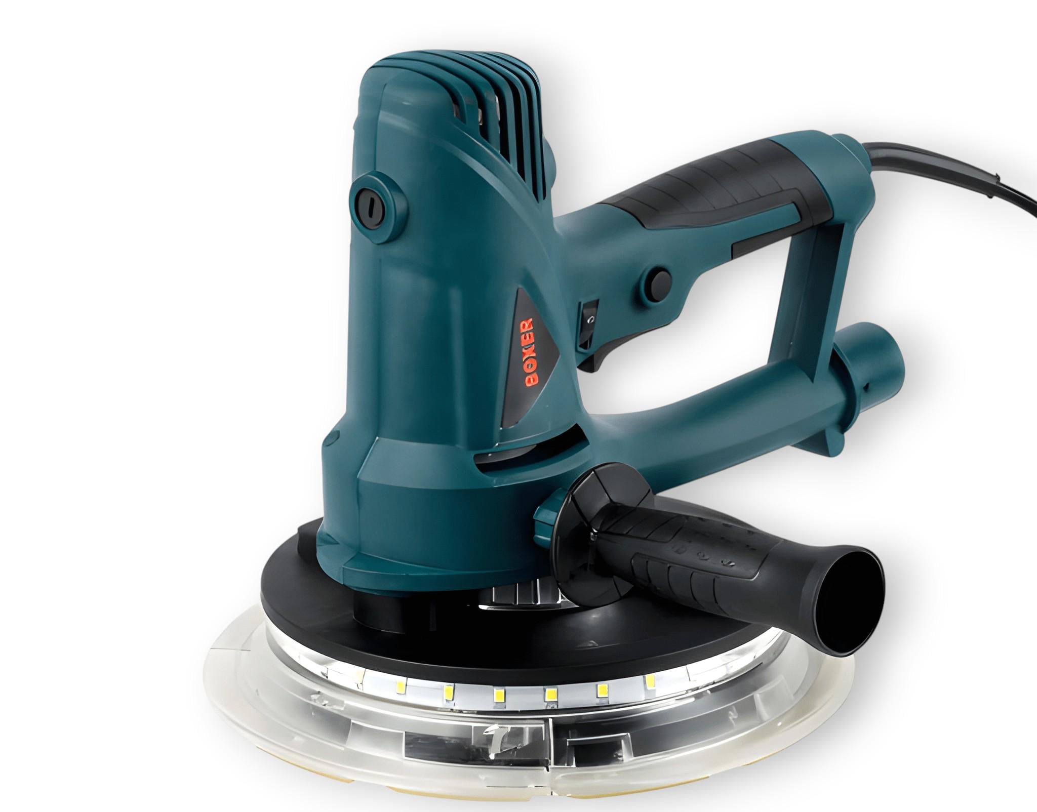 Шлифовальная машина Boxer BX-701 2200 Вт 2500 об/мин для потолка и стен с LED-подсветкой Шлифовальная машина Boxer BX-701 2200 Вт 2500 об/мин для потолка и стен с LED-подсветкой