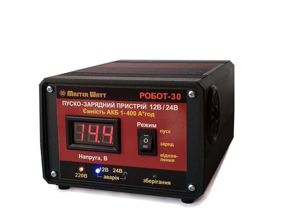 Пуско-зарядное устройство автоматическое РОБОТ-30 12/24В