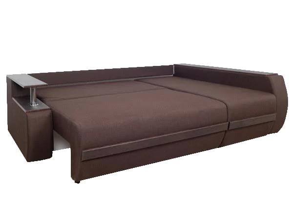 Диван Граф кутовий з подушками і нішею 245х165 см Коричневий (1764320073) - фото 3