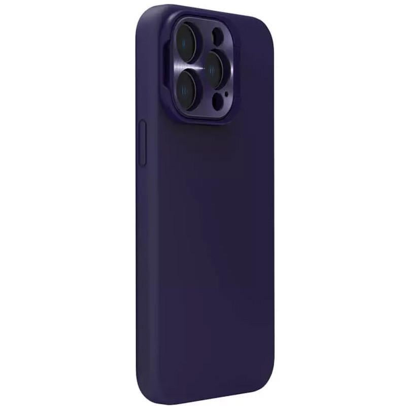 Противоударный чехол Silicone Nillkin LensWing Magnetic для Apple iPhone 14 Pro (6.1") Deep Purple - фото 3