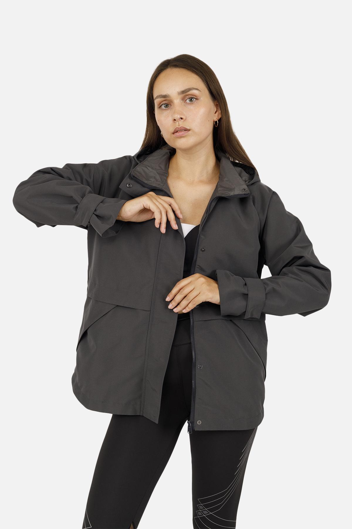 Вітровка жіноча р. 40 Темно-сірий (SKT001018248) - фото 2 Вітровка жіноча р. 40 Темно-сірий (SKT001018248) - фото 2