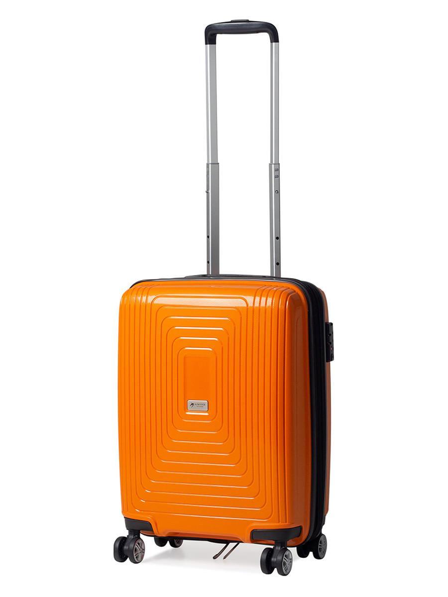 Чемодан мала Airtex полипропилен S 55х40х25+5 см 52 л 3,2 кг Оранжевый (241)