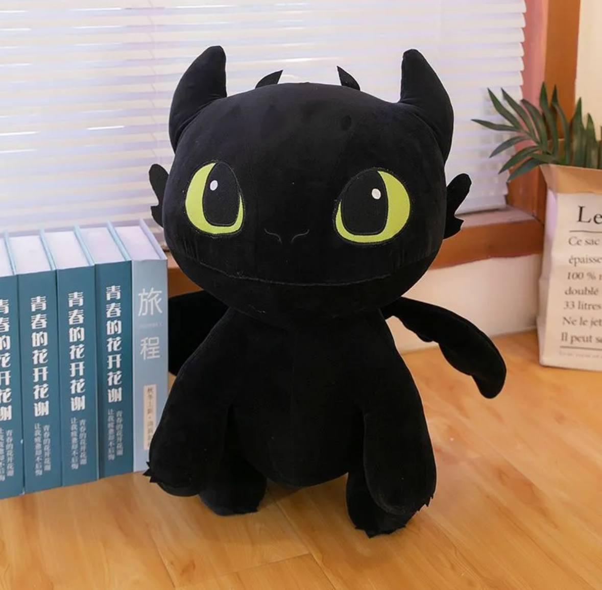 Мягкая игрушка-молния Беззубик фурия 30 см Черный (2601215628) - фото 2