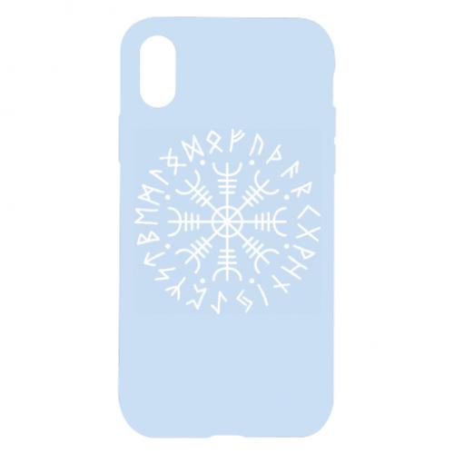Чехол для iPhone X/Xs Агисхьяльм шлем ужаса (10359457-14-162555)