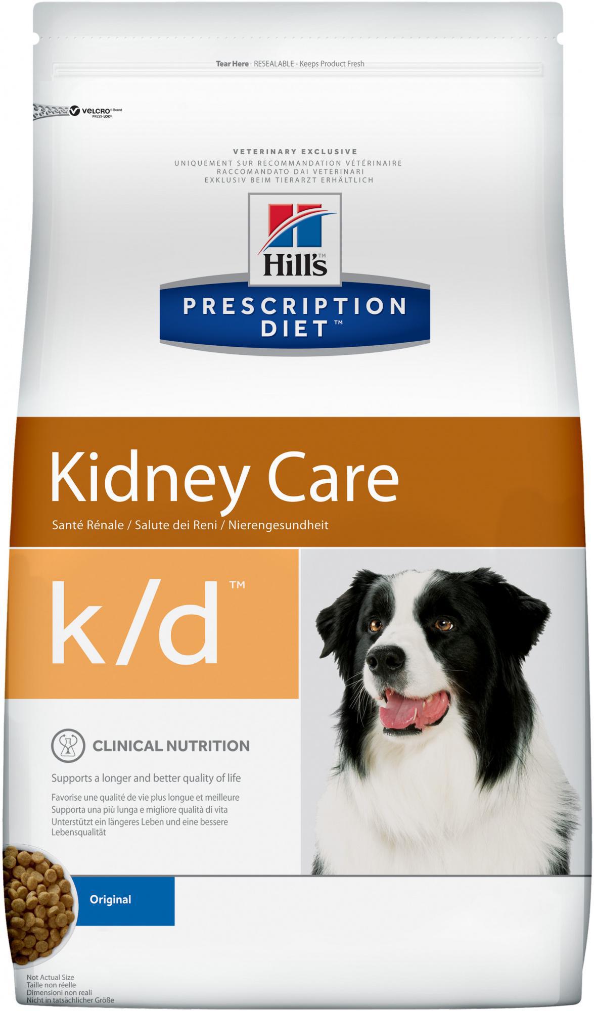 Лечебная диета для собак Hill's Prescription Diet K/D Kidney Care при заболеваниях почек/почечной и сердечной недостаточности 12 кг (28374)