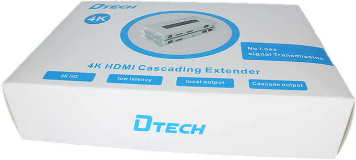 Экстендер каскадный Dtech DT-7084S GS 4K HDMI (1480450671) - фото 6 Экстендер каскадный Dtech DT-7084S GS 4K HDMI (1480450671) - фото 6