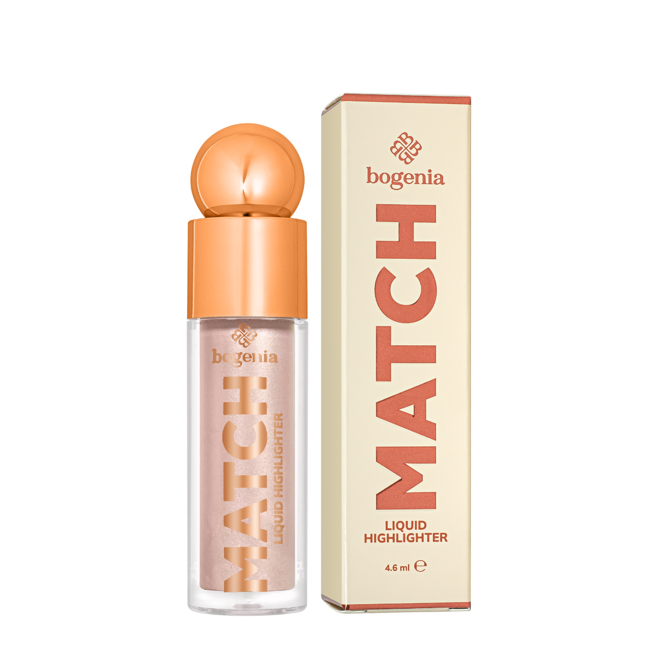 Хайлайтер для обличчя рідкий Bogenia Match Cream Highlighter 002 Світло-рожевий (BG672) Хайлайтер для обличчя рідкий Bogenia Match Cream Highlighter 002 Світло-рожевий (BG672)