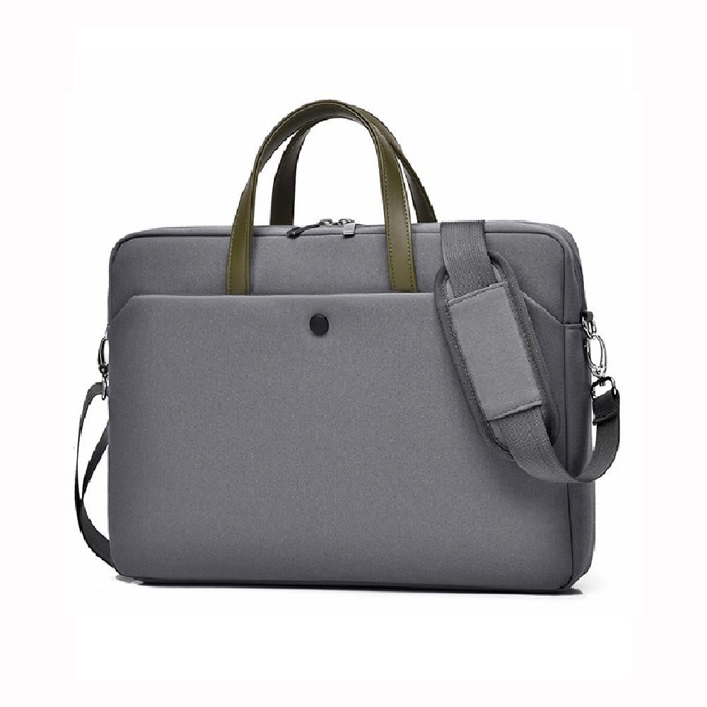 Сумка для ноутбука 17-17,3" або документів велика протиударна Сірий (IBN047S)