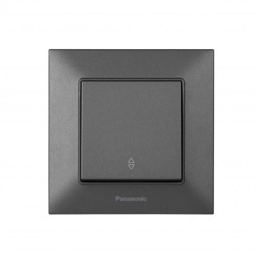 Выключатель проходной Panasonic Arkedia Slim Дымчатый (15596-е)