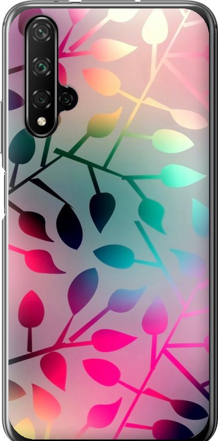 Чехол на Huawei Nova 5T Листья (2235t-1833-42517) Чехол на Huawei Nova 5T Листья (2235t-1833-42517)