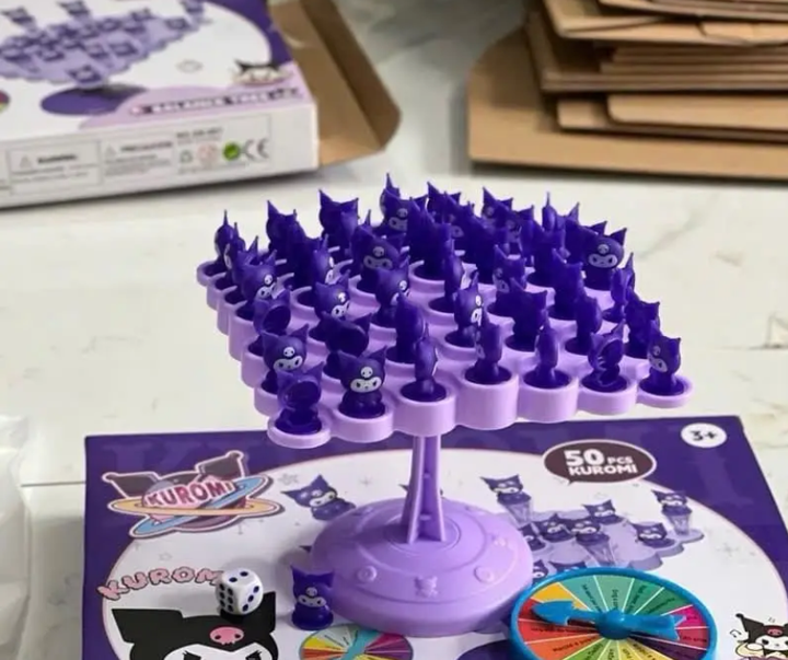 Игра настольная Kuromi Balance 50 фигурок - фото 2 Игра настольная Kuromi Balance 50 фигурок - фото 2