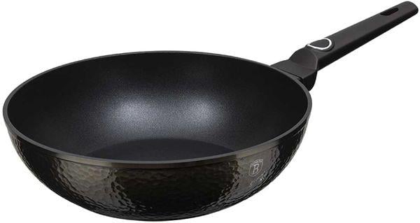 Сковорідка-Wok Berlinger Haus D 28 см антипригарна матеріал алюміній Black (BH-6575)
