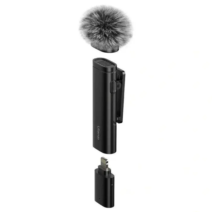 Мікрофонна система бездротова Ulanzi Vijim 1in1 Microphone IOS UV-3319 WM-10-I IOS Black