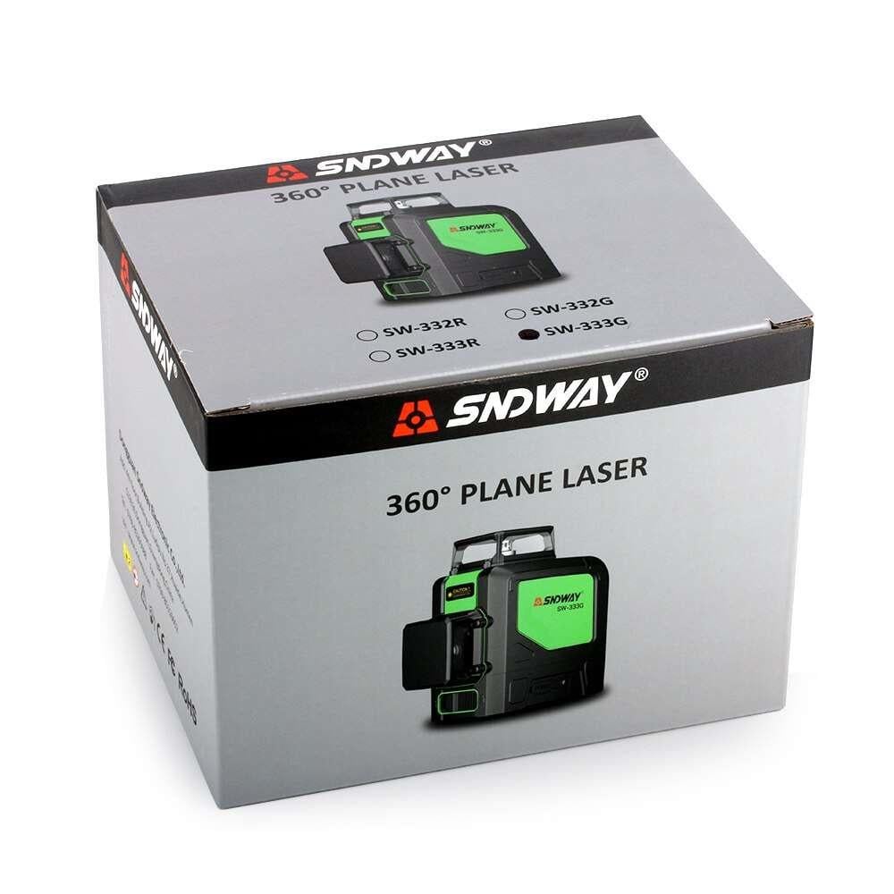 Лінійний лазерий нівелір Sndway SW-333G 12 променів Зелений (SW-333G) - фото 8 Лінійний лазерий нівелір Sndway SW-333G 12 променів Зелений (SW-333G) - фото 8