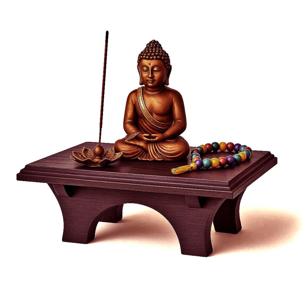 Алтарь для медитации из дерева Ролао Конфи (ЛАТ-000713)