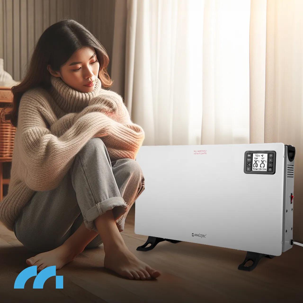 Электрический конвекторный обогреватель Maltec Turbo с таймером/термостатом и дистанционным управлением 2000 Вт (CH2000DW) - фото 4 Электрический конвекторный обогреватель Maltec Turbo с таймером/термостатом и дистанционным управлением 2000 Вт (CH2000DW) - фото 4