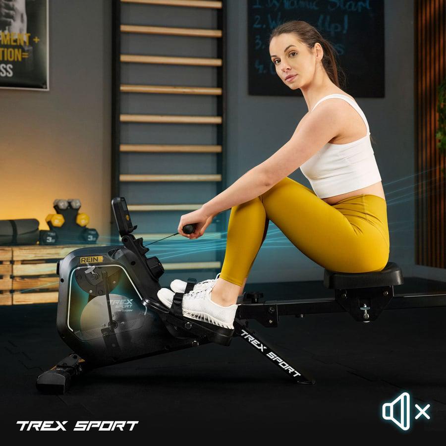 Гребний тренажер Trex Sport TX-580RM Rein магнітний Чорний (5099) - фото 3 Гребний тренажер Trex Sport TX-580RM Rein магнітний Чорний (5099) - фото 3