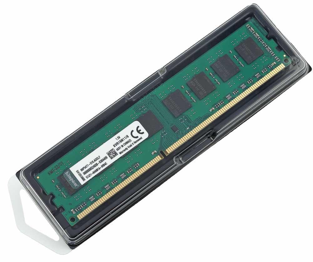 Оперативная память Kingston DDR3 8GB 1600MHz (KVR16N11/8), для INTEL и AMD