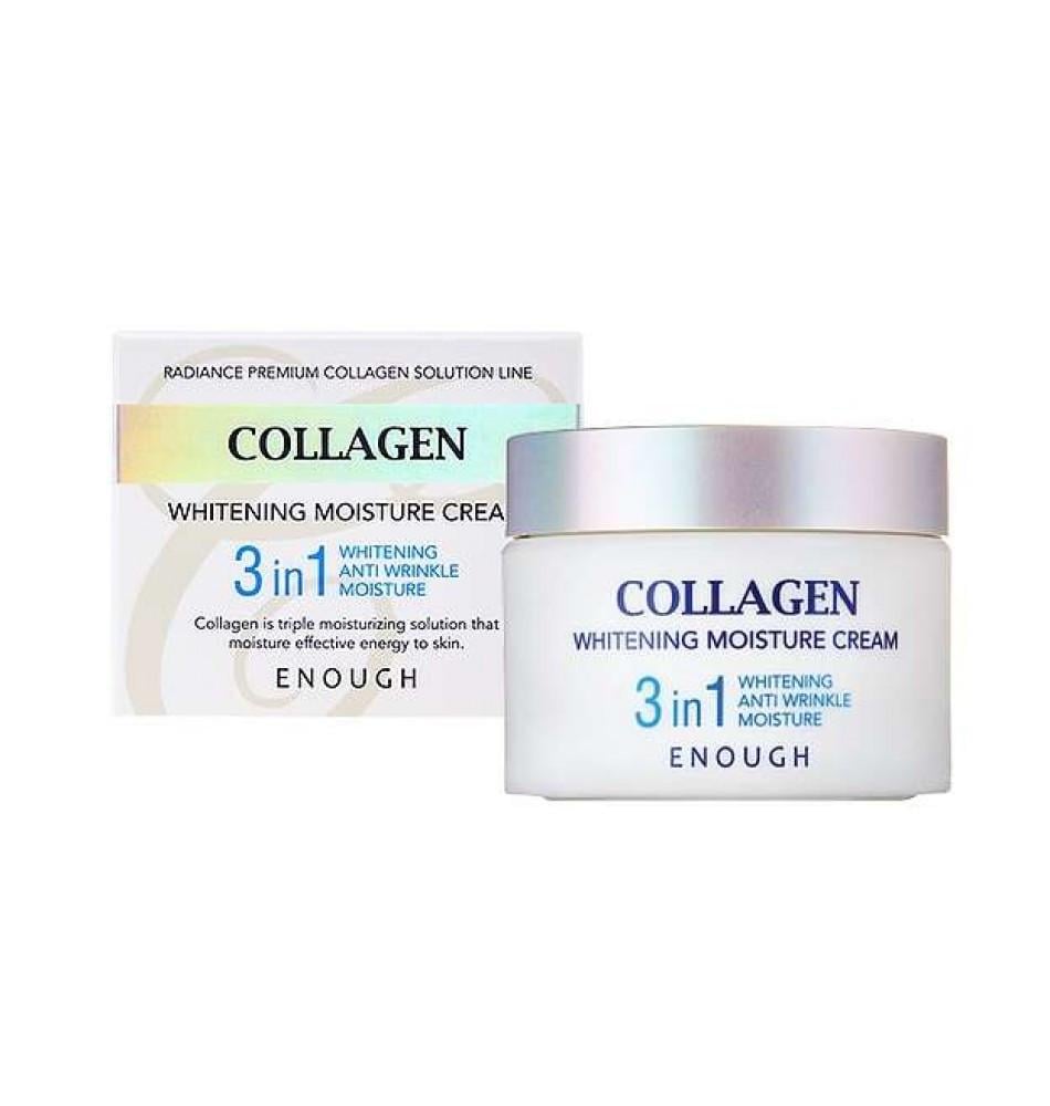 Крем для обличчя Enough Collagen Відбілюючий і зволожуючий 50 мл (8809480652165)